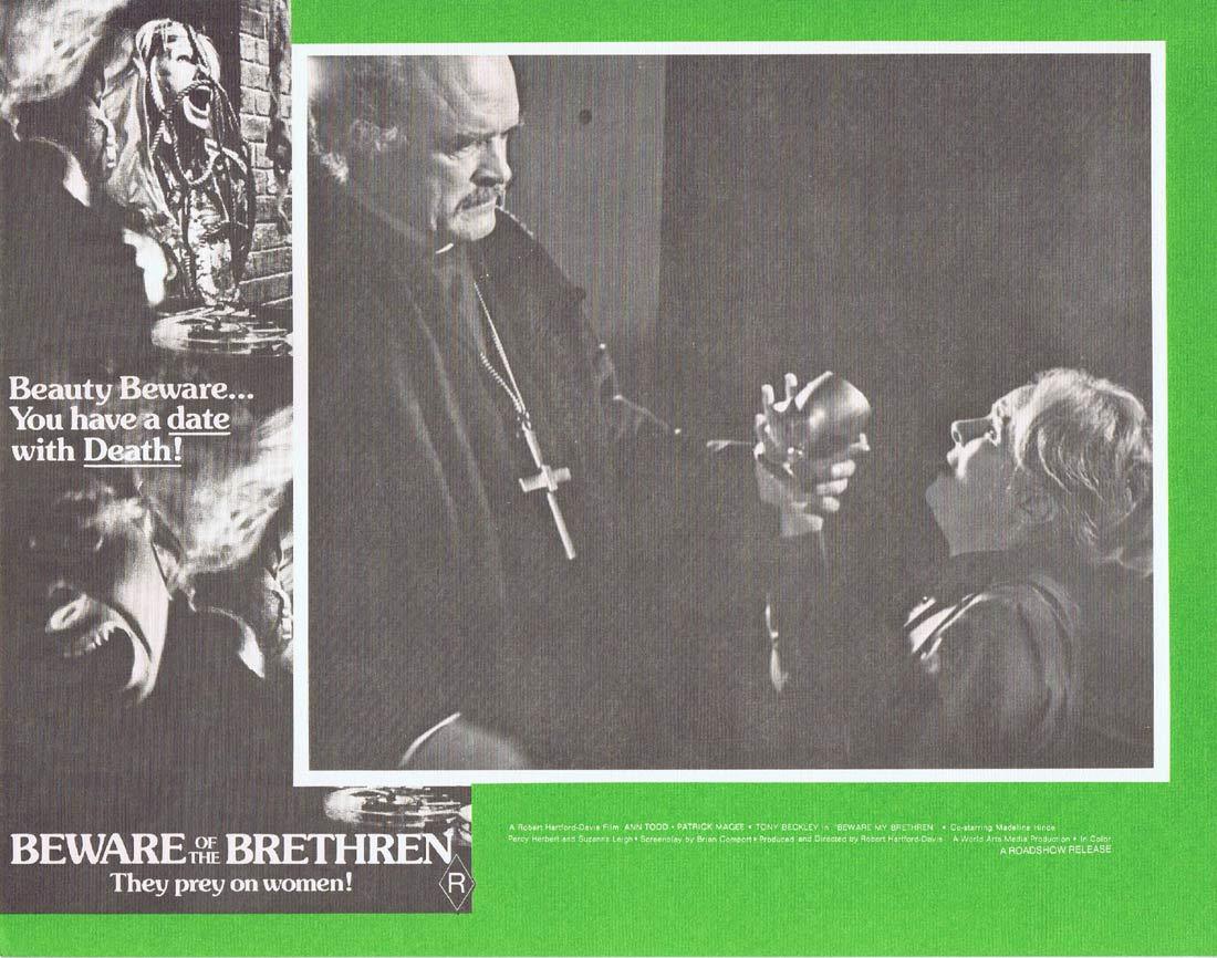 BEWARE OF THE BRETHREN Original Australian Lobby card 5 The Fiend Horror