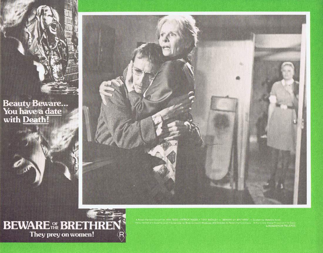BEWARE OF THE BRETHREN Original Australian Lobby card 6 The Fiend Horror
