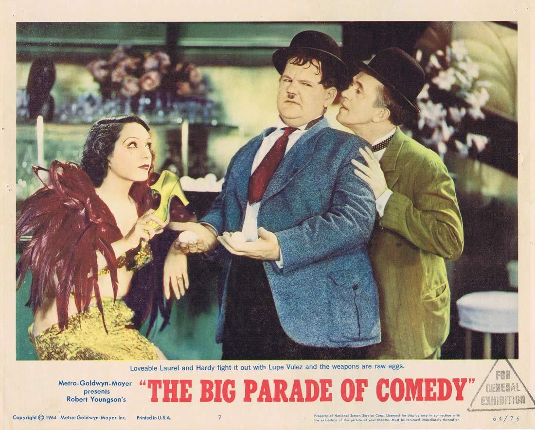 THE BIG PARADE OF COMEDY Original Lobby Card 7 Laurel and Hardy