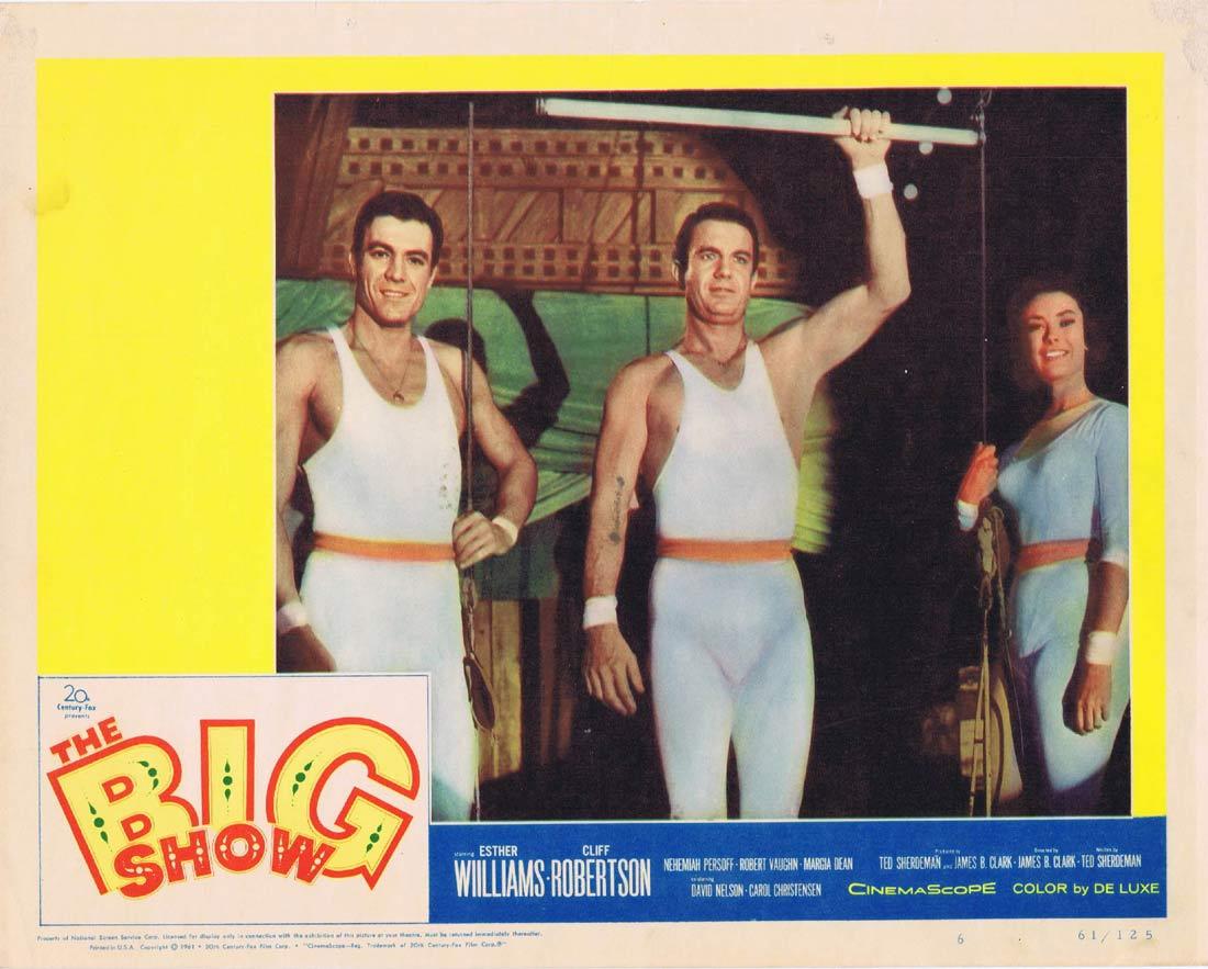 THE BIG SHOW Lobby Card 6 Circus Esther Williams Cliff Robertson Nehemiah Persoff