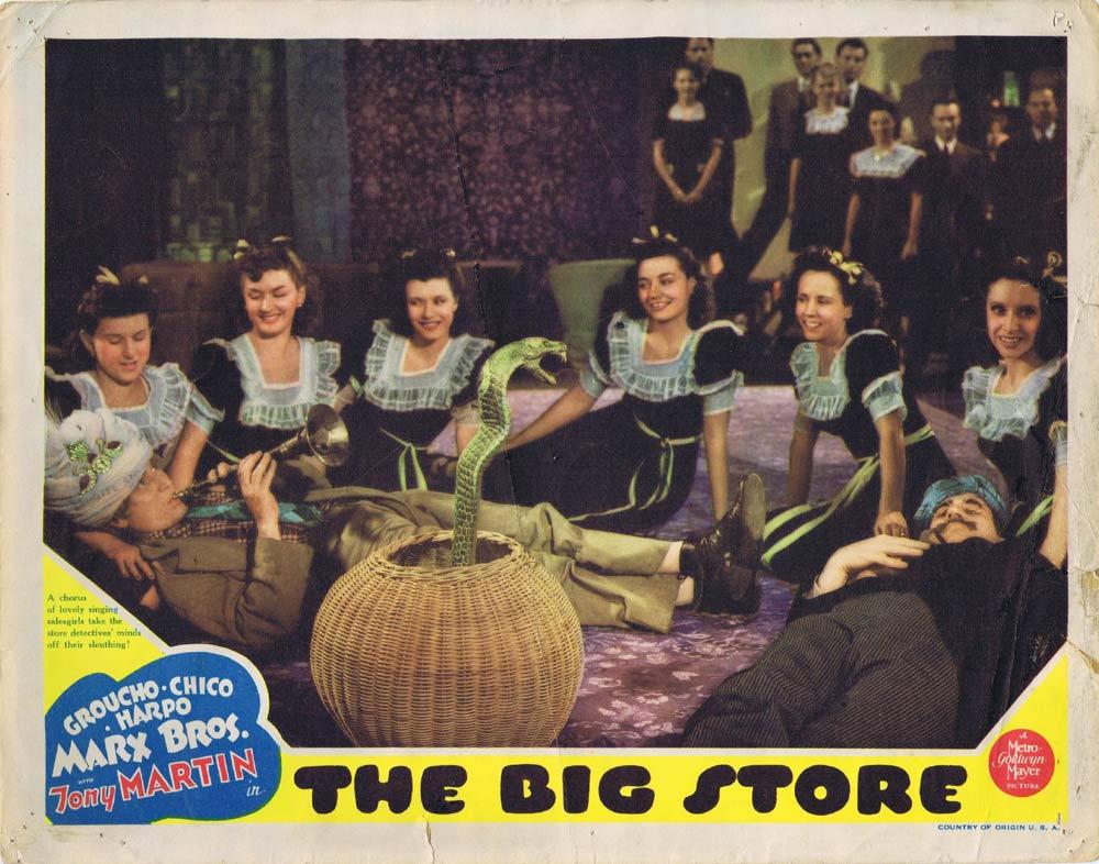 THE BIG STORE Vintage Lobby Card 7 The Marx Brothers Groucho
