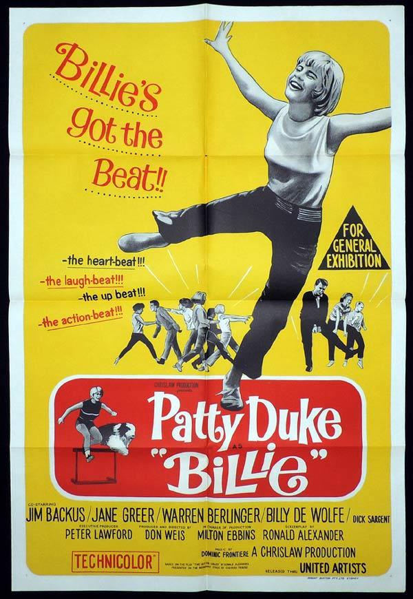 BILLIE One Sheet Movie Poster Patty Duke