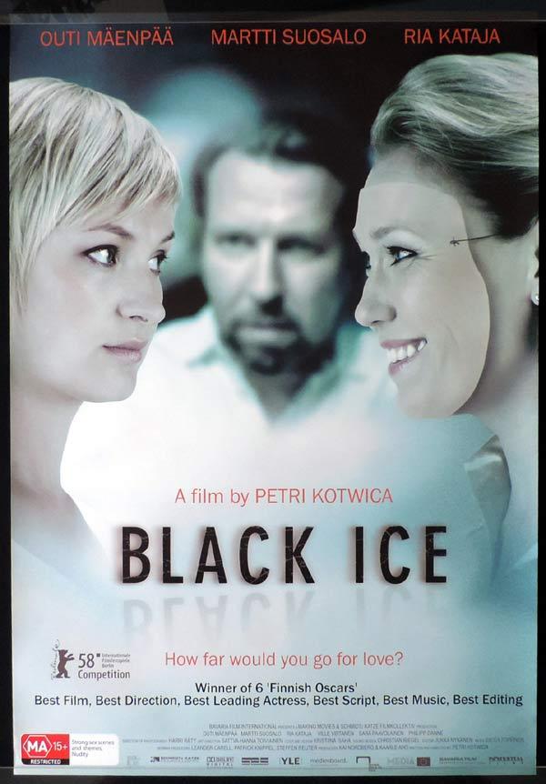 BLACK ICE One Sheet Movie Poster Outi Mäenpää Moviemem Original Movie