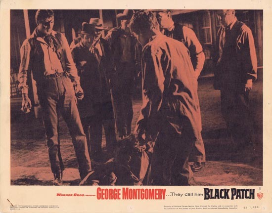 BLACK PATCH 1957 George Montgomery Lobby card 8