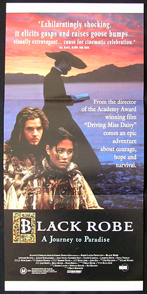 BLACK ROBE 1988 Lothaire Bluteau daybill Movie poster