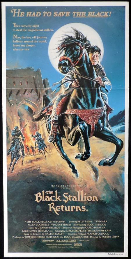 THE BLACK STALLION RETURNS Original Daybill Movie poster Francis Ford Coppola