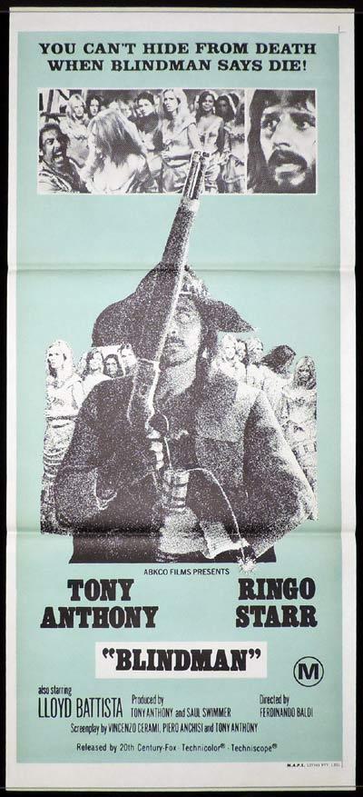 BLINDMAN Daybill Movie Poster Ringo Starr
