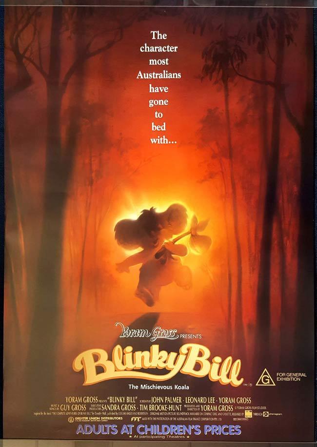 BLINKY BILL Original Movie poster KOALA Australian One sheet “B”