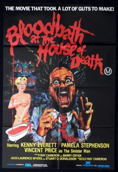 BLOODBATH AT THE HOUSE OF DEATH Original One sheet Movie Poster Kenny Everett