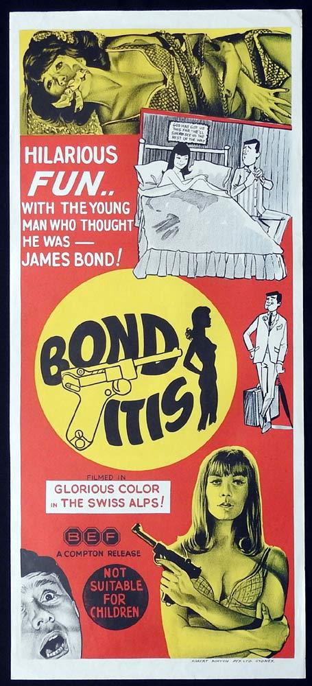 BONDITIS Original Daybill Movie Poster Gerd Baltus James Bond