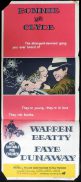 BONNIE AND CLYDE Original Daybill Movie Poster Faye Dunaway Warren Beatty
