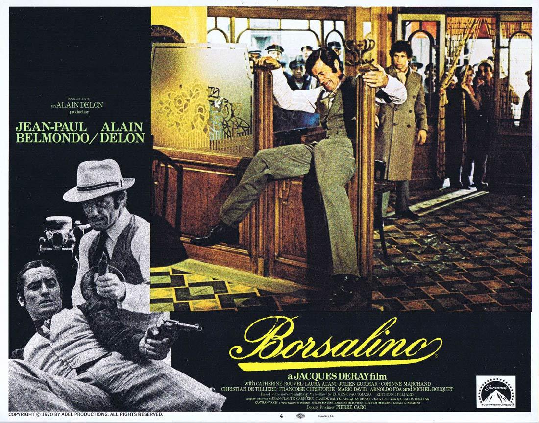 BORSALINO Original Lobby Card 4 Jean-Paul Belmondo Alain Delon