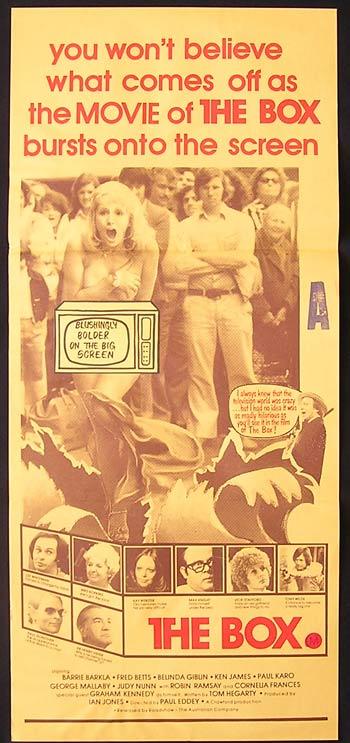 THE BOX Graham Kennedy Australian Cinema daybill poster