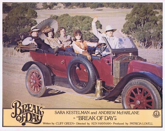 BREAK OF DAY Lobby Card 2 1976 RARE Australian Film