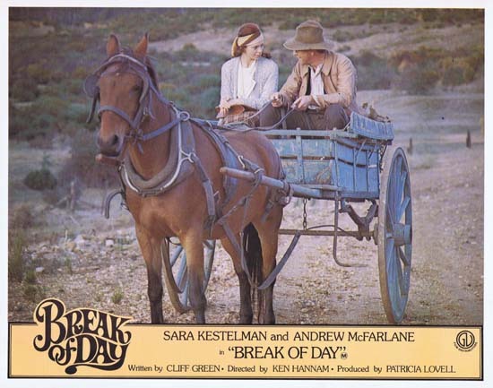 BREAK OF DAY Lobby Card 4 1976 RARE Australian Film