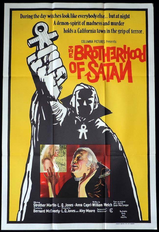 THE BROTHERHOOD OF SATAN One Sheet Movie Poster L. Q. Jones