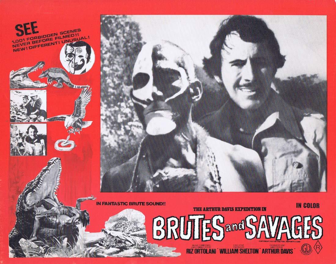 BRUTES AND SAVAGES Rare Australian Lobby Card 1 Arthur Davis Expedition