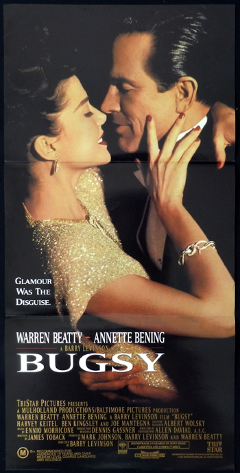 BUGSY Original daybill Movie poster Warren Beatty