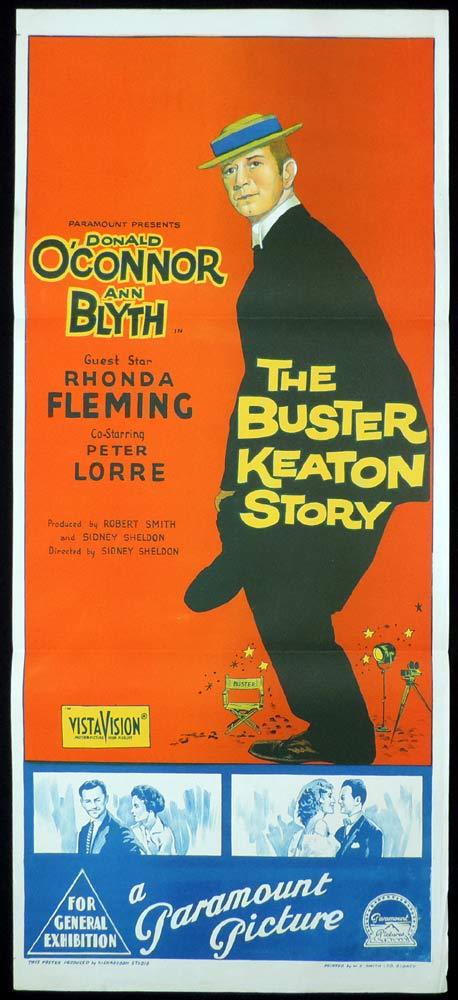 THE BUSTER KEATON STORY Original Daybill Movie Poster Richardson Studio Donald O’Connor