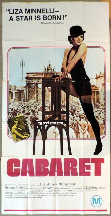 CABARET Original 3 Sheet Movie Poster Liza Minnelli