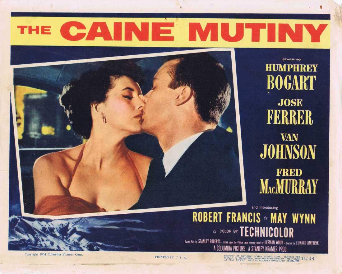 THE CAINE MUTINY Lobby Card 3 Humphrey Bogart José Ferrer Fred MacMurray