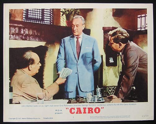 CAIRO Lobby Card 5 George Sanders