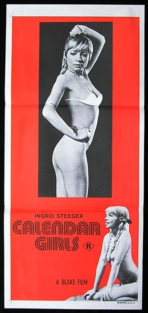CALENDER GIRLS ’70-Ingrid Steeger SEXPLOITATION-poster