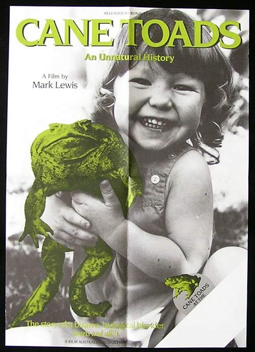 CANE TOADS: AN UNNATURAL HISTORY ’88 Australian Film poster
