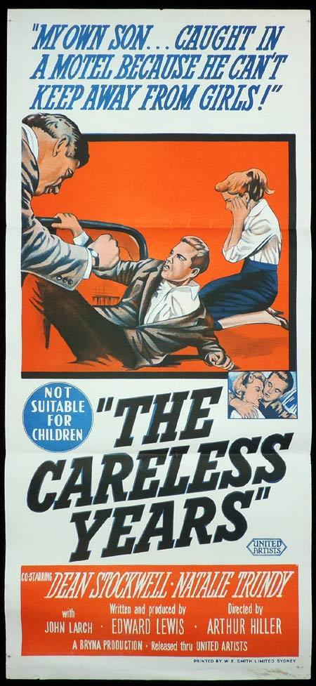 THE CARELESS YEARS Original Daybill Movie Poster Dean Stockwell Natalie Trundy