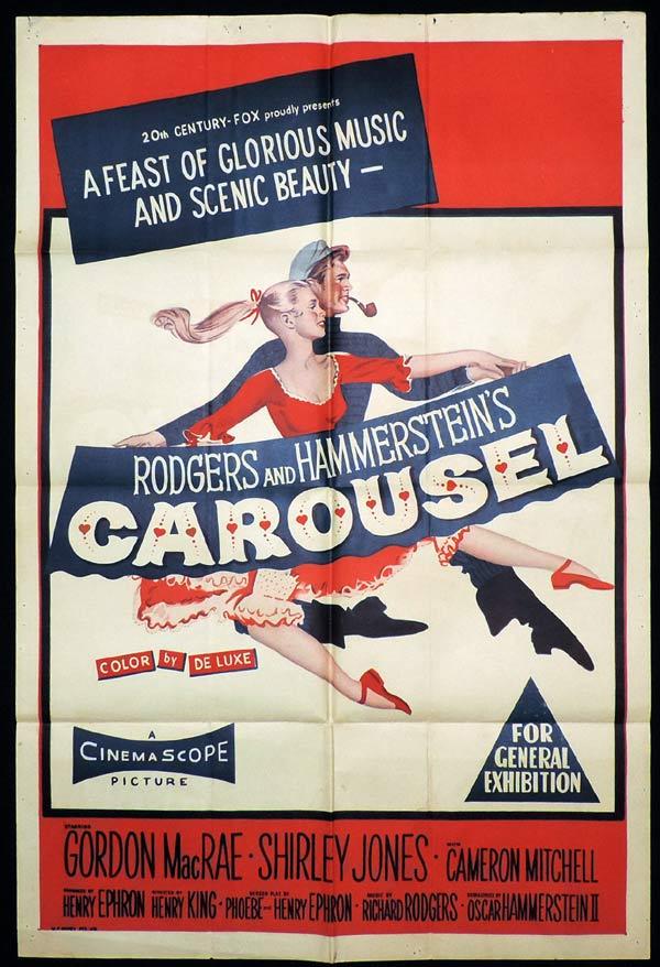 CAROUSEL One Sheet Movie Poster Gordon MacRae