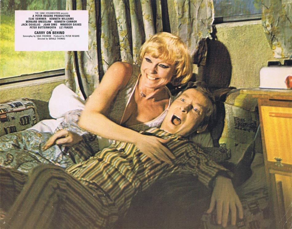 CARRY ON BEHIND Lobby card 2 Elke Sommer Kenneth Williams
