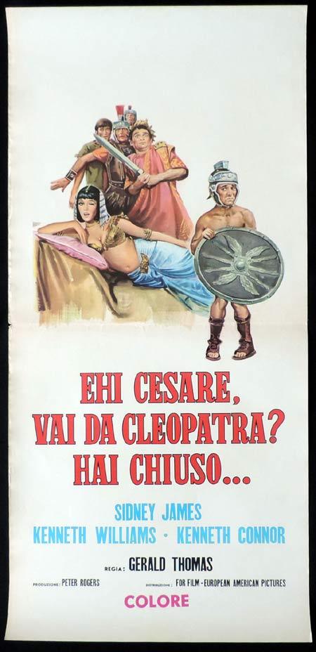 CARRY ON CLEO Italian Locandina Movie Poster Sid James Barbra Windsor