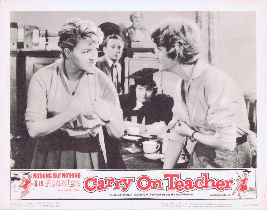 CARRY ON TEACHER Lobby Card 6 Kenneth Connor