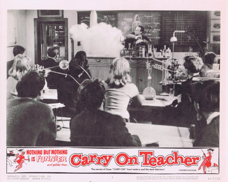 CARRY ON TEACHER Lobby Card 7 Kenneth Connor
