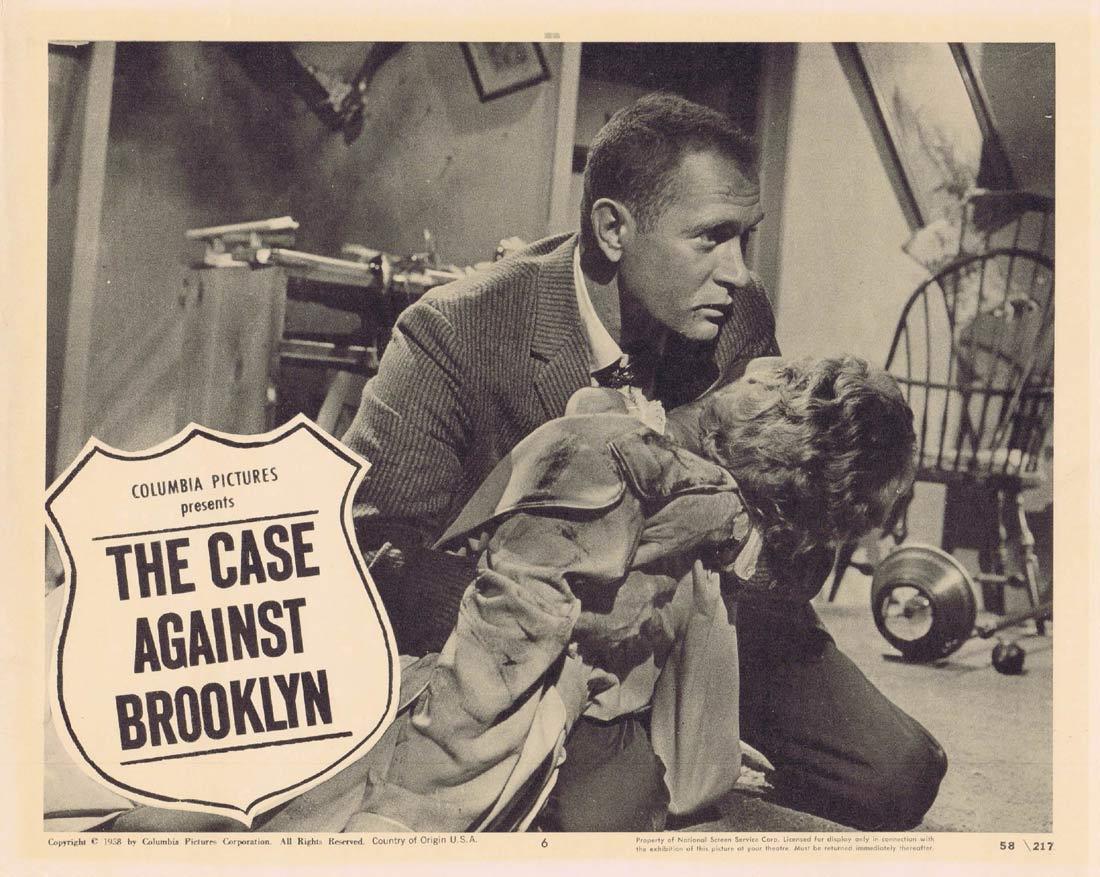 THE CASE AGAINST BROOKLYN Lobby Card 6 Darren McGavin Crooked Cops