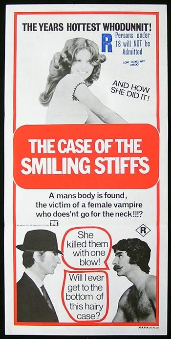 CASE OF THE SMILING STIFFS Original Daybill Movie poster Harry Reems