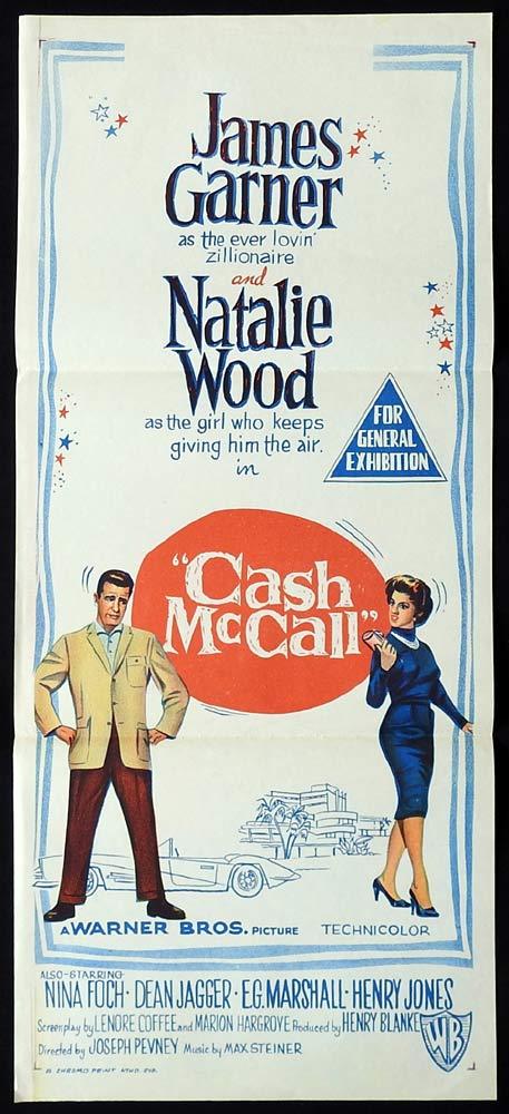 CASH McCALL Original Daybill Movie Poster Ralph Fiennes Juliette Binoche