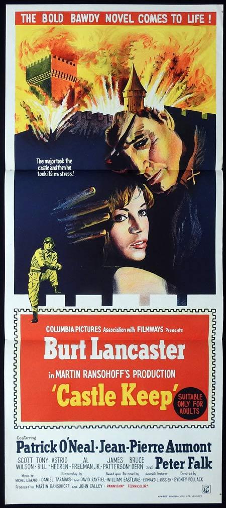 CASTLE KEEP Original daybill Movie Poster Burt Lancaster Bruce Dern Patrick O’Neal