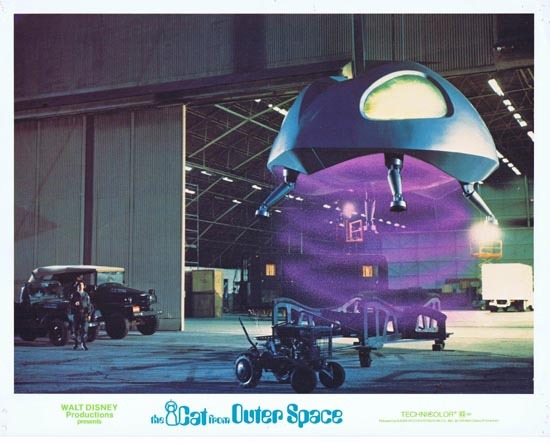 CAT FROM OUTER SPACE 1978 Disney Sci Fi Lobby Card 7