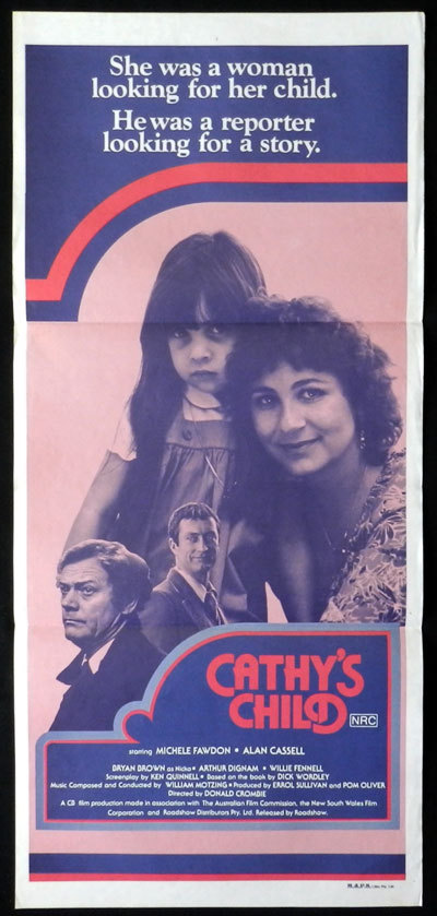 CATHY’S CHILD Movie Poster 1979 Australian Film Daybill
