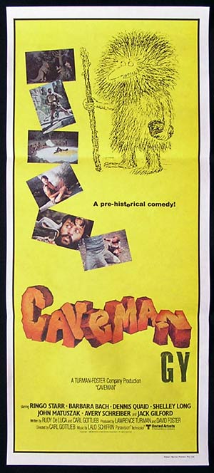 CAVEMAN ’81-Dennis Quaid-RINGO STARR-Original poster