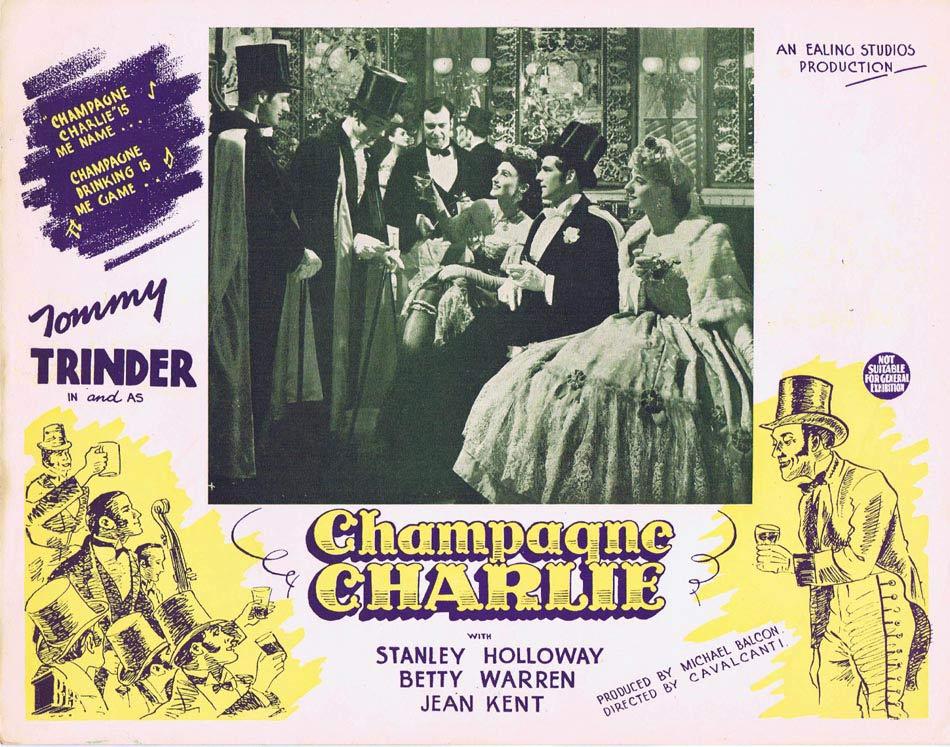 CHAMPAGNE CHARLIE Lobby Card 5 Tommy Trinder Ealing