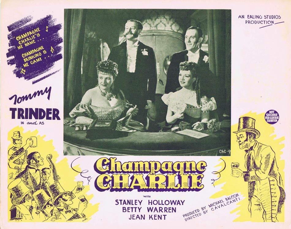 CHAMPAGNE CHARLIE Lobby Card 7 Tommy Trinder Ealing