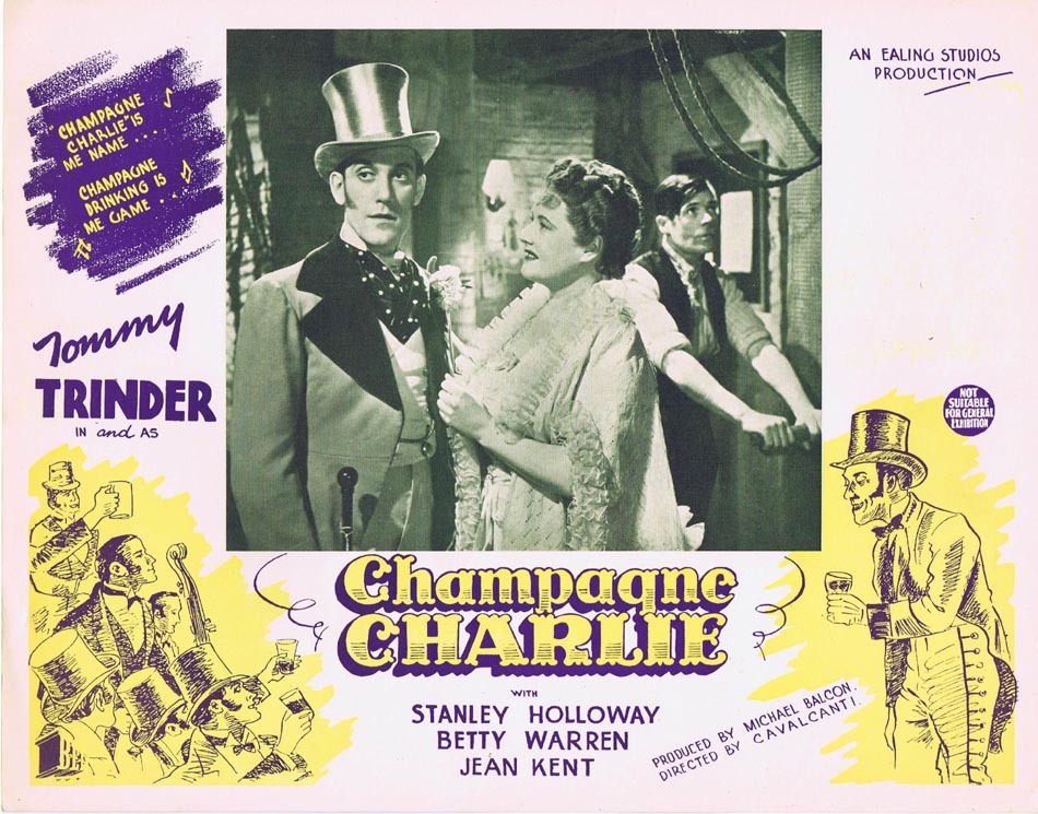 CHAMPAGNE CHARLIE Lobby Card 8 Tommy Trinder Ealing