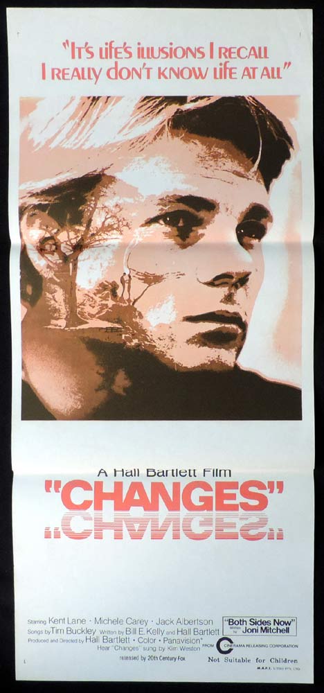 CHANGES Original Daybill Movie Poster Kent Lane Joni Mitchell