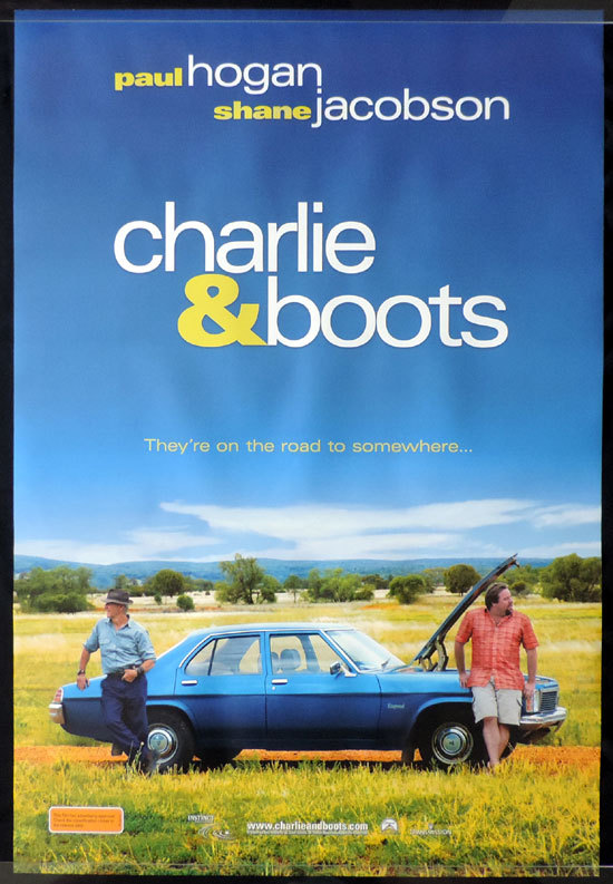 CHARLIE AND BOOTS Movie poster 2009 Paul Hogan Advance One Sheet