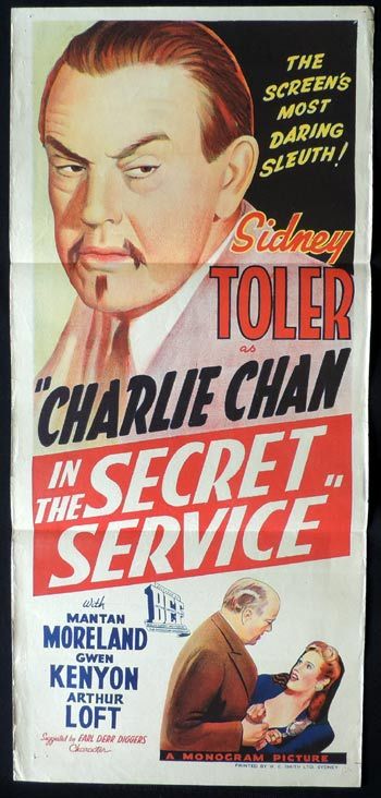 CHARLIE CHAN IN THE SECRET SERVICE 1944 Charlie Chan Daybill Movie poster