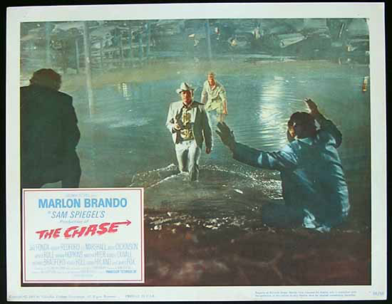 THE CHASE 1966 Marlon Brando Jane Fonda Lobby card 5