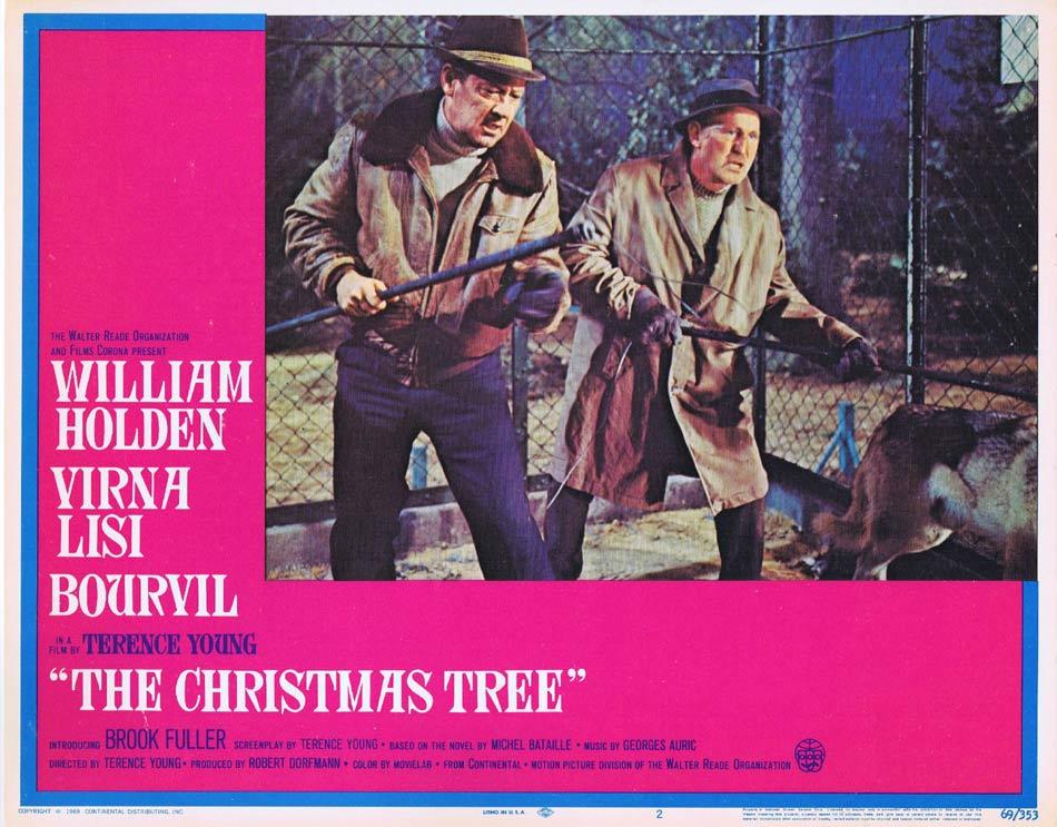 THE CHRISTMAS TREE Lobby Card 2 William Holden Virna Lisi Terence Young