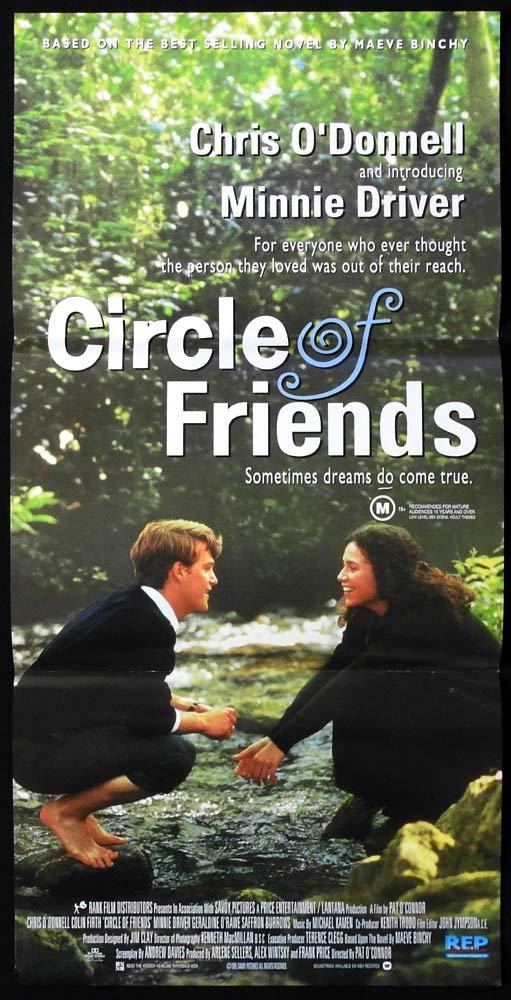 CIRCLE OF FRIENDS Original Daybill Movie Poster Chris O’Donnell Minnie Driver